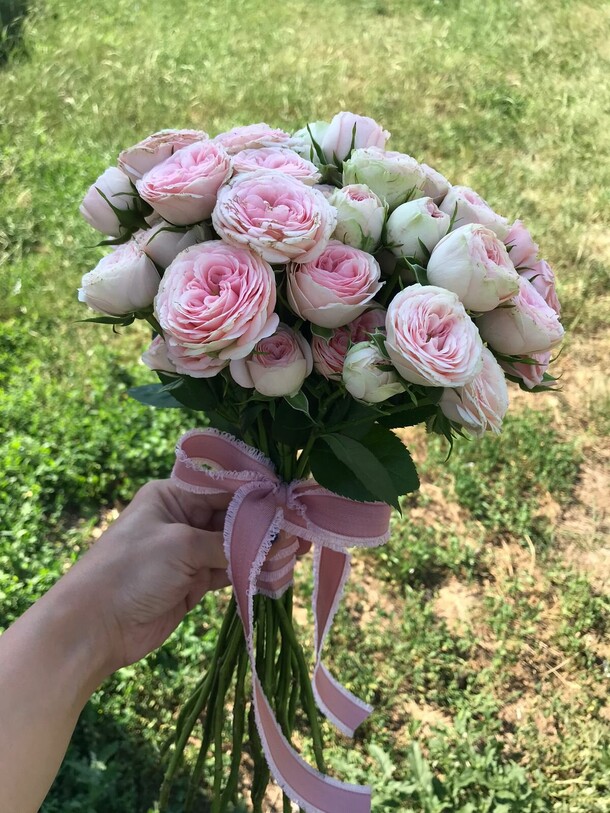 Свадебный букет, артикул F1126206 - 4417 рублей, доставка по городу. Flawery - доставка цветов