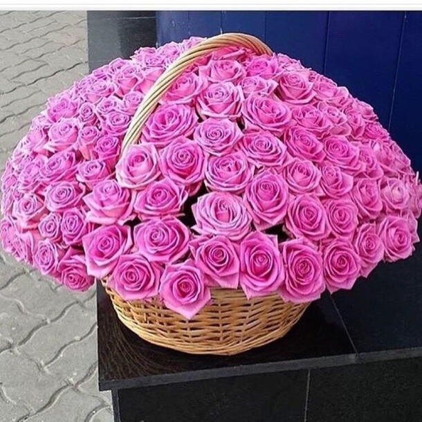 Роза розовая 101, артикул F1130176 - 34848 рублей, доставка по городу. Flawery - доставка цветов