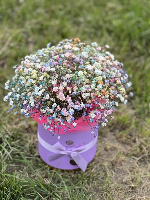 Гипсофила в коробке, артикул F1134674 - 5566 рублей, доставка по городу. Flawery - доставка цветов