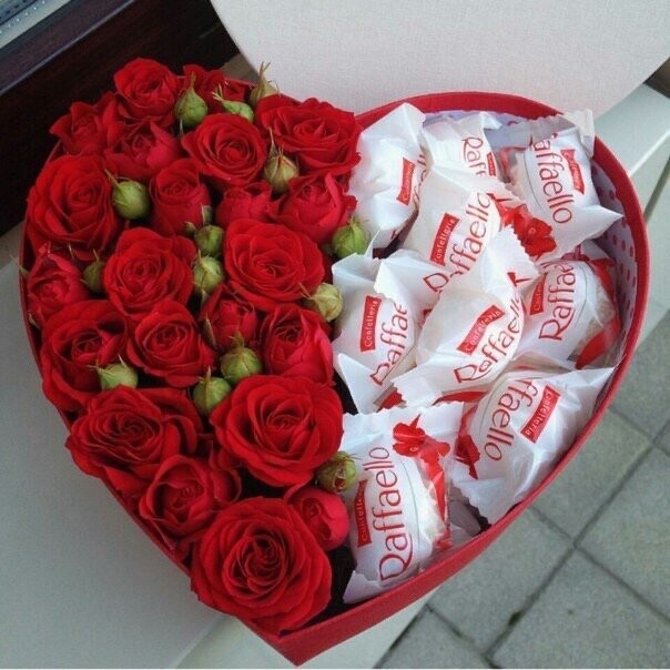 Коробочка сердце, артикул F1142926 - 7260 рублей, доставка по городу. Flawery - доставка цветов