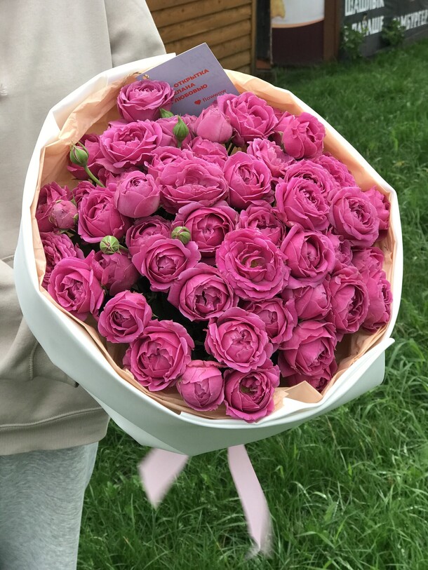 Букет из пионовидной розы, артикул F1144938 - 13189 рублей, доставка по городу. Flawery - доставка цветов