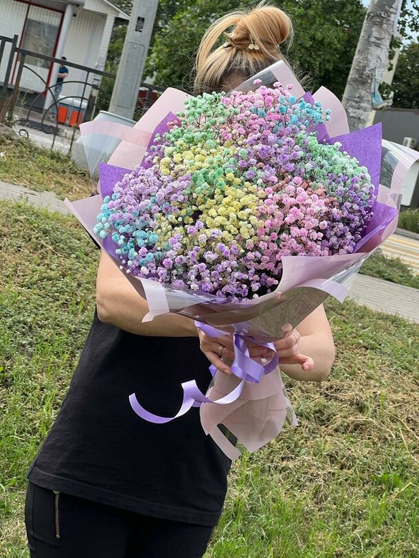 Букет из гипсофилы, артикул F1144959 - 7986 рублей, доставка по городу. Flawery - доставка цветов