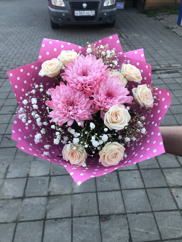 Нежный, артикул F1150012 - 3993 рублей, доставка по городу. Flawery - доставка цветов