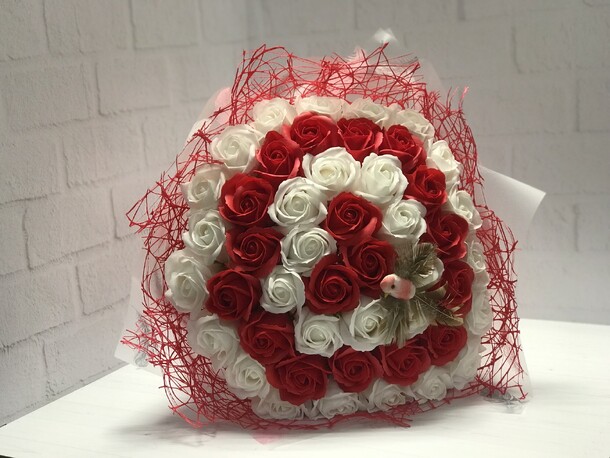 Сердце, артикул F1161200 - 4114 рублей, доставка по городу. Flawery - доставка цветов