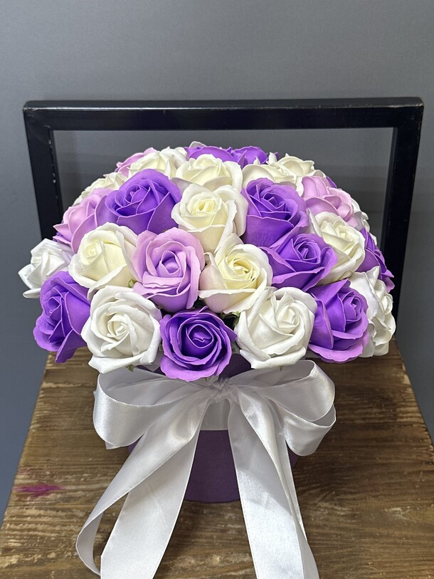 Мыльные розы, артикул F1323682 - 5445 рублей, доставка по городу. Flawery - доставка цветов