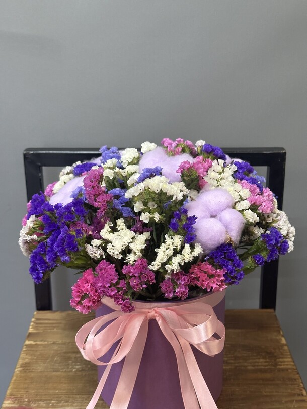 Букет из сухоцветов, артикул F1323687 - 7150 рублей, доставка по городу. Flawery - доставка цветов