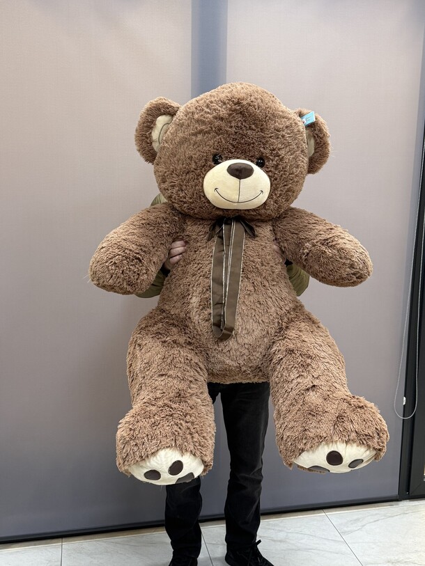 Мишка номер 90, артикул F1366282 - 15428 рублей, доставка по городу. Flawery - доставка цветов