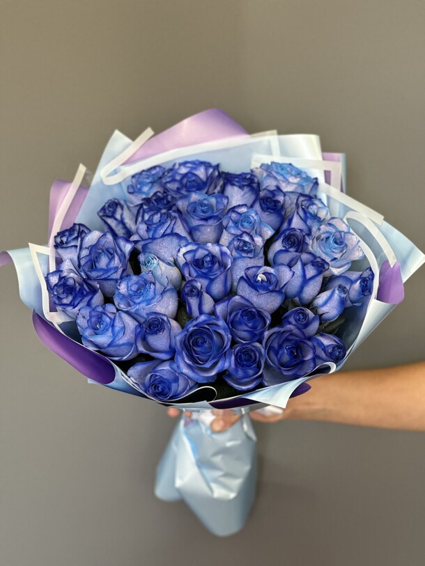 Букет синее небо 🌱, артикул F1387219 - 10527 рублей, доставка по городу. Flawery - доставка цветов