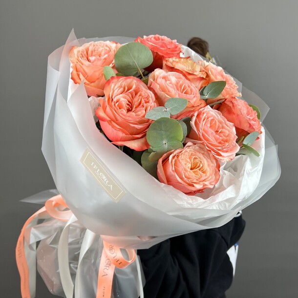 Розы кахала, артикул F1156224 - 5800 рублей, доставка по городу. Flawery - доставка цветов