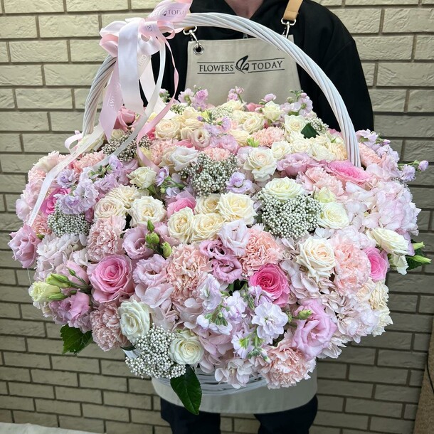 Корзина зимний сад, артикул F1396993 - 45000 рублей, доставка по городу. Flawery - доставка цветов