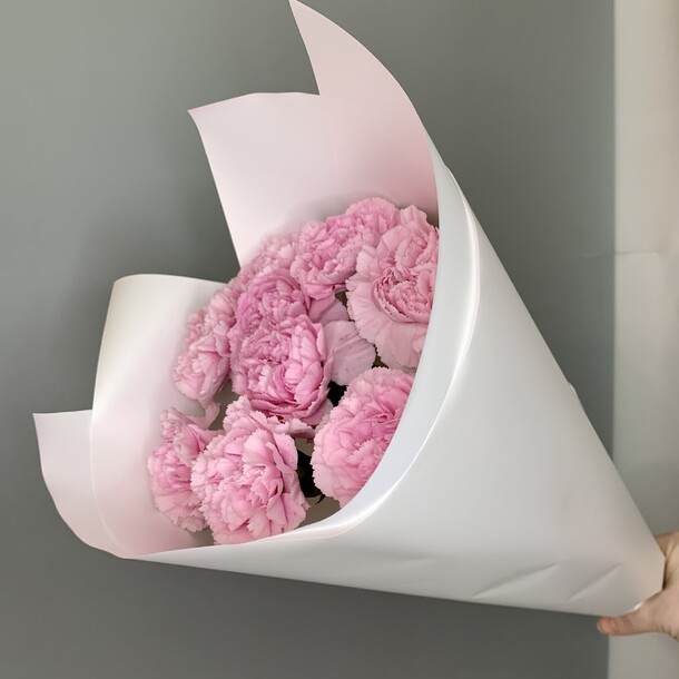 Розовые диантусы 9, артикул F1207561 - 3030 рублей, доставка по городу. Flawery - доставка цветов