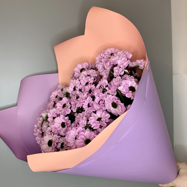 Кустовые хризантемы сантини 11, артикул F1219006 - 4080 рублей, доставка по городу. Flawery - доставка цветов