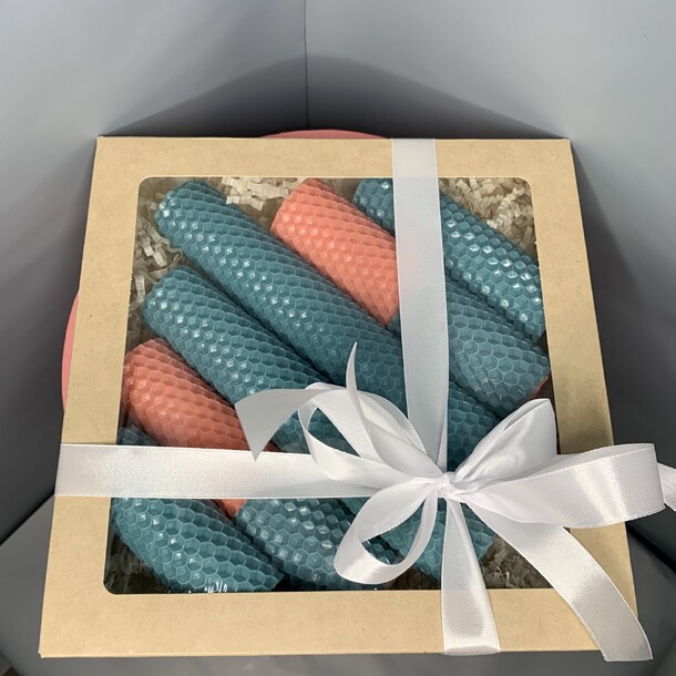 Набор аромасвечей «манго и апельсин», артикул F1364012 - 2100 рублей, доставка по городу. Flawery - доставка цветов