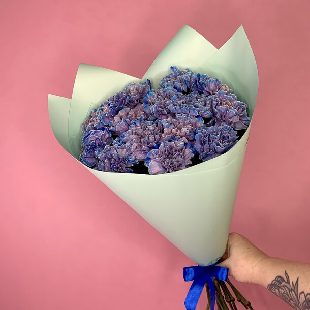 Экзотические диантусы 15 🩵, артикул F1514622 - 3030 рублей, доставка по городу. Flawery - доставка цветов