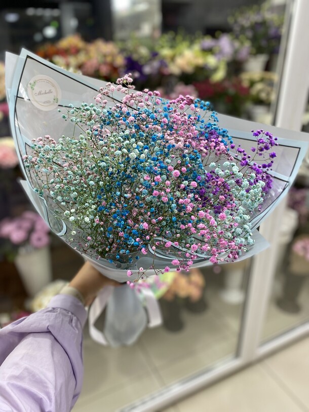 Букет гипсофил, артикул F1124187 - 4235 рублей, доставка по городу. Flawery - доставка цветов