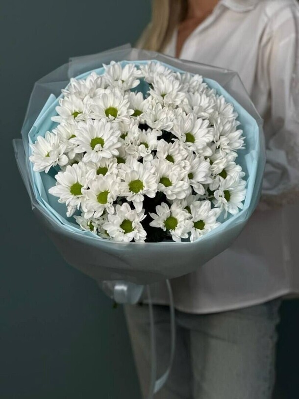 Букет хризантем, артикул F1402284 - 3900 рублей, доставка по городу. Flawery - доставка цветов