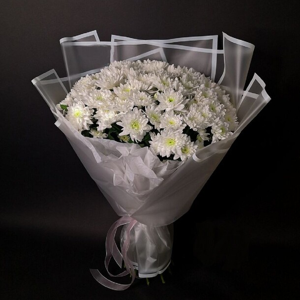 Букет хризантем, артикул F82801 - 6800 рублей, доставка по городу. Flawery - доставка цветов