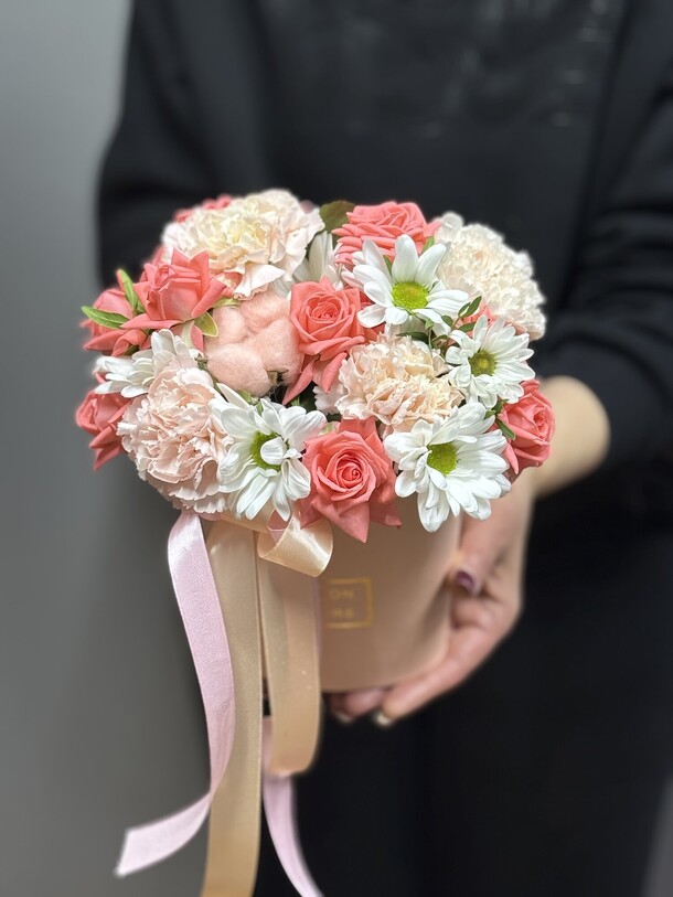 Сиреневая трапеция, артикул F37776 - 3500 рублей, доставка по городу. Flawery - доставка цветов