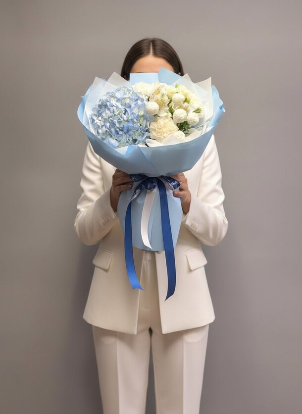 Букет «снежная королева», артикул F63464 - 5000 рублей, доставка по городу. Flawery - доставка цветов