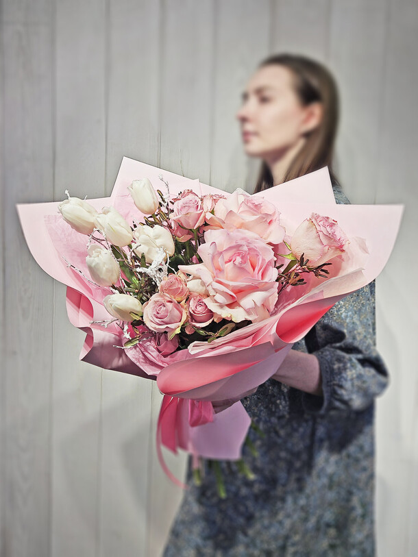 Зефирка, артикул F1392658 - 6300 рублей, доставка по городу. Flawery - доставка цветов