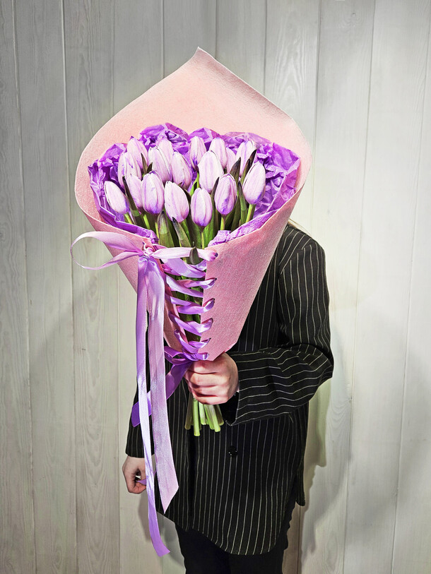 Лиловый корсет, артикул F1530221 - 8000 рублей, доставка по городу. Flawery - доставка цветов