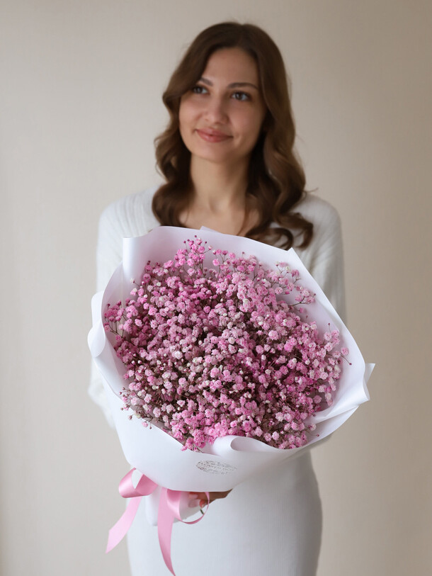 Гипсофила розовая (7 шт), артикул F1402808 - 3100 рублей, доставка по городу. Flawery - доставка цветов