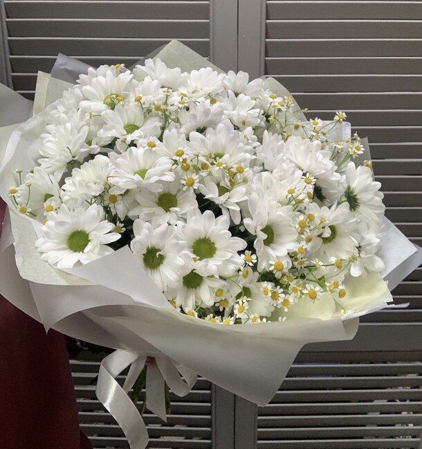 Ромашки, артикул F1246861 - 7550 рублей, доставка по городу. Flawery - доставка цветов