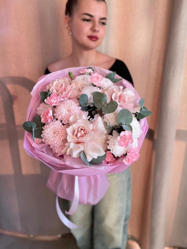 Букет «моей принцессе», артикул F1490312 - 5445 рублей, доставка по городу. Flawery - доставка цветов