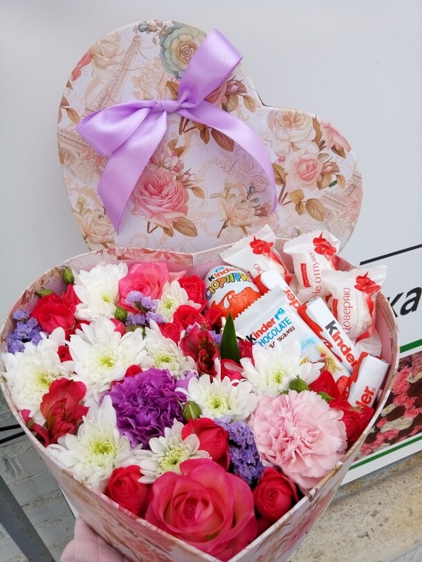 Сердце для любимой, артикул F39459 - 3839 рублей, доставка по городу. Flawery - доставка цветов