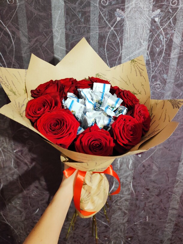 Баунти микс, артикул F51104 - 8701 рублей, доставка по городу. Flawery - доставка цветов