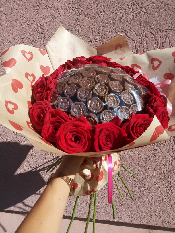 Сладкий микс, артикул F53201 - 9196 рублей, доставка по городу. Flawery - доставка цветов