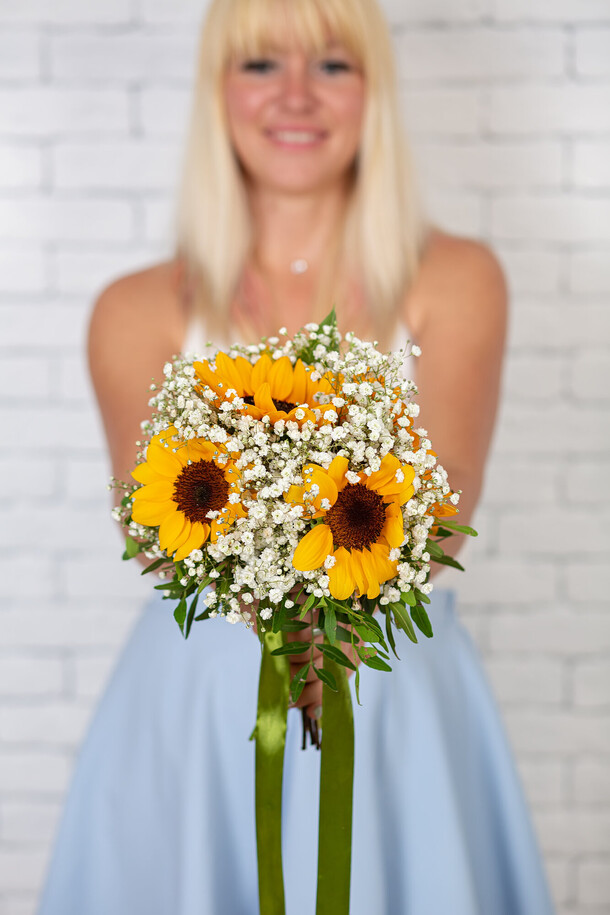 Букет невесты, артикул F1189454 - 3799 рублей, доставка по городу. Flawery - доставка цветов