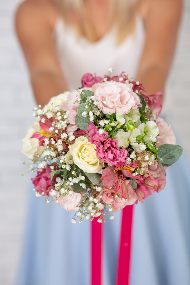 Букет невесты, артикул F1189491 - 3700 рублей, доставка по городу. Flawery - доставка цветов