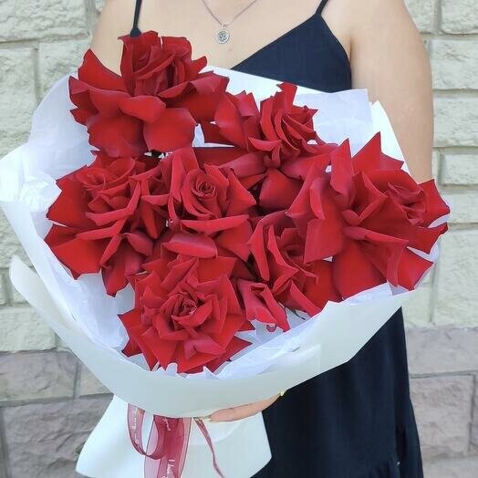 Букет кружевных роз "кармен", артикул F1448053 - 7950 рублей, доставка по городу. Flawery - доставка цветов