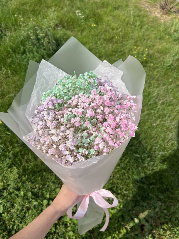 Пушистая милая гипсофила, артикул F1451101 - 1480 рублей, доставка по городу. Flawery - доставка цветов