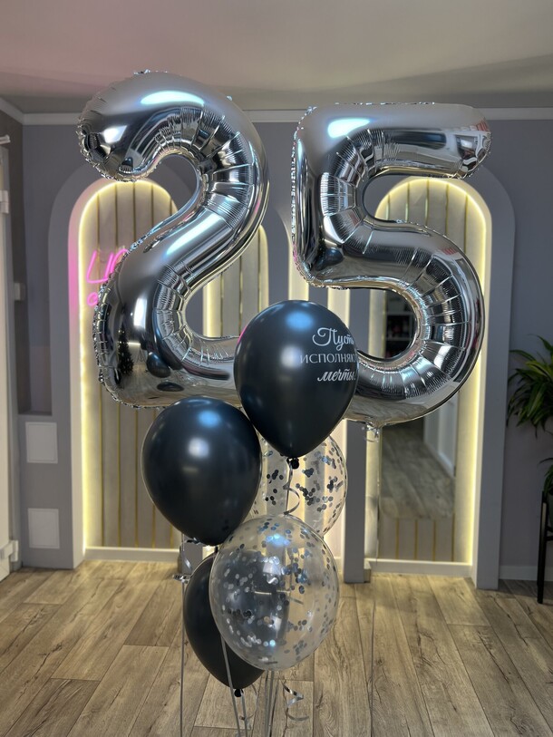 Набор шаров, артикул F1349463 - 7000 рублей, доставка по городу. Flawery - доставка цветов