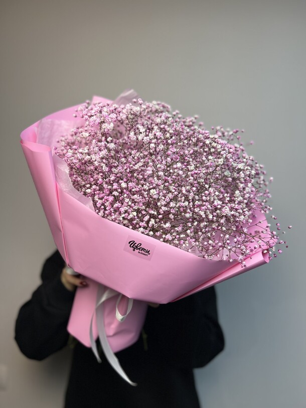 Букет из гипсофил, артикул F1360507 - 6601 рублей, доставка по городу. Flawery - доставка цветов