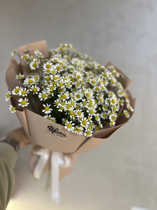 Букет из ромашек, артикул F1362670 - 6490 рублей, доставка по городу. Flawery - доставка цветов