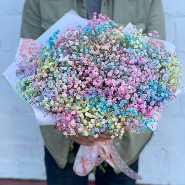 Букет гипсофилы, артикул F1141330 - 4727 рублей, доставка по городу. Flawery - доставка цветов