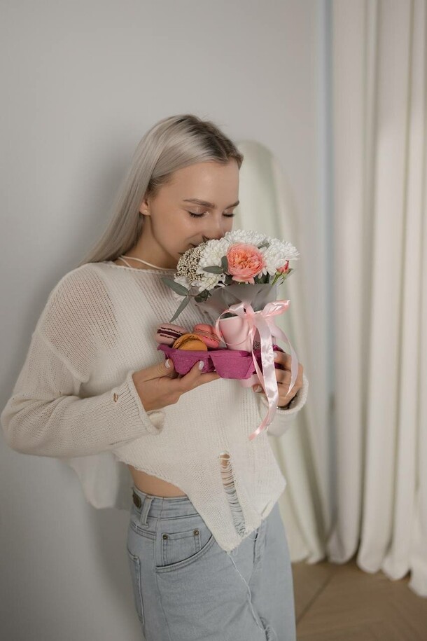 Цветы и десерт ft1072, артикул F1342085 - 3250 рублей, доставка по городу. Flawery - доставка цветов