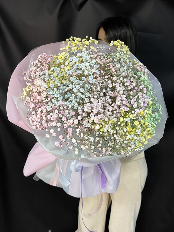 Гипсофила микс 11, артикул F1477529 - 6650 рублей, доставка по городу. Flawery - доставка цветов