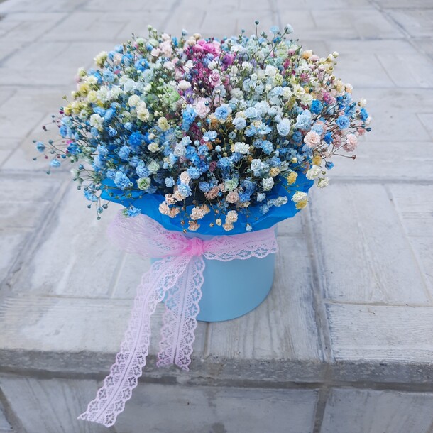 Композиция из гипсофилы, артикул F1150775 - 3600 рублей, доставка по городу. Flawery - доставка цветов