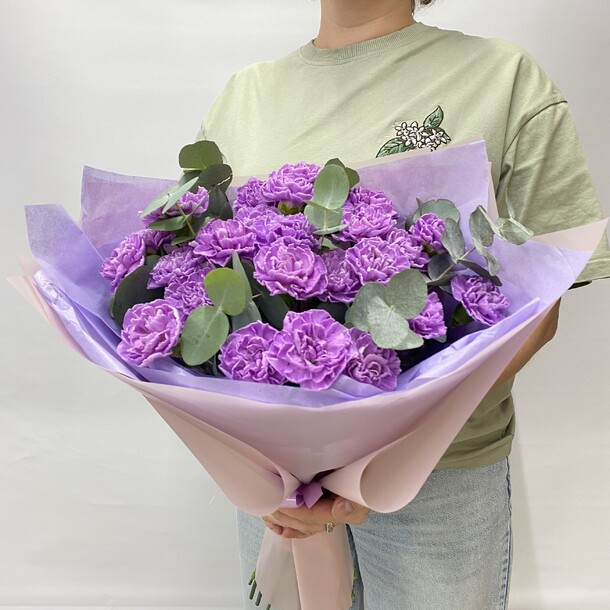 Букет из диантуса, артикул F1287029 - 6000 рублей, доставка по городу. Flawery - доставка цветов