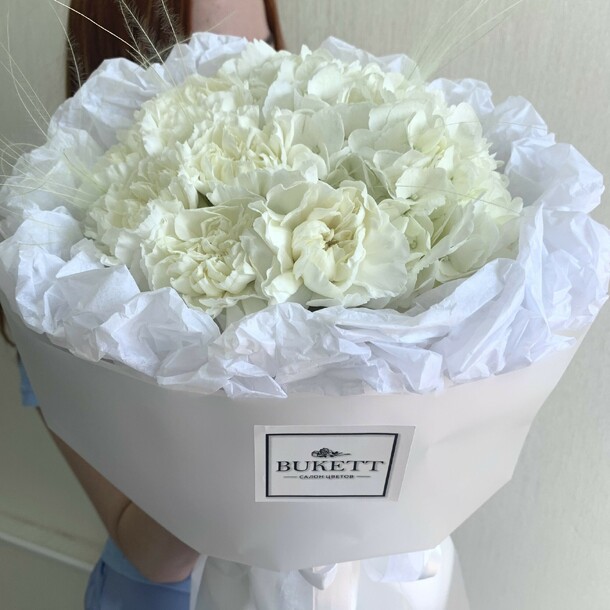 Белоснежная зефирка, артикул F1311680 - 2660 рублей, доставка по городу. Flawery - доставка цветов