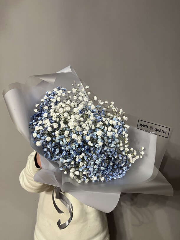 Букет из гипсофилы, артикул F1271647 - 3190 рублей, доставка по городу. Flawery - доставка цветов