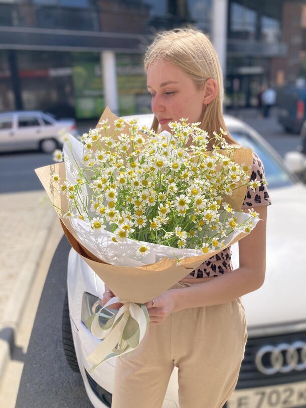 Привет, ромашки!, артикул F1196237 - 4100 рублей, доставка по городу. Flawery - доставка цветов