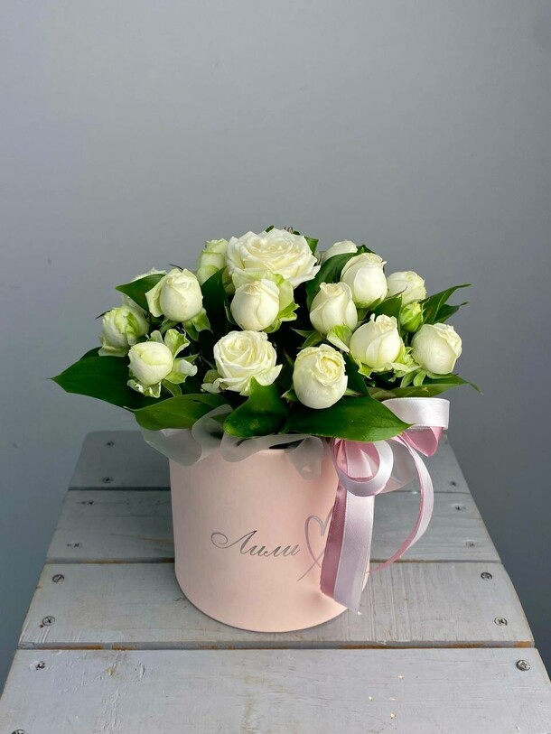 Композиция «белый снег», артикул F1331720 - 2190 рублей, доставка по городу. Flawery - доставка цветов