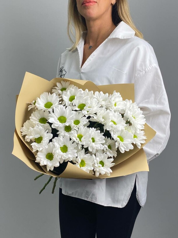 Букет "ромашка", артикул F1332257 - 3290 рублей, доставка по городу. Flawery - доставка цветов