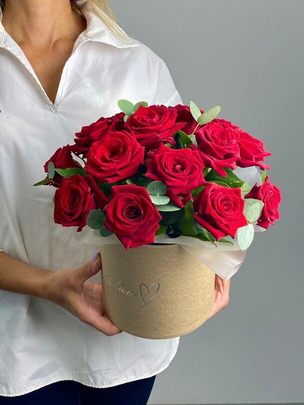 Композиция "вероника", артикул F1343915 - 4190 рублей, доставка по городу. Flawery - доставка цветов