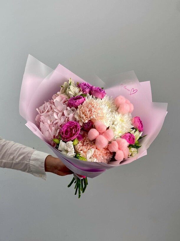 Букет «забава», артикул F1448838 - 4590 рублей, доставка по городу. Flawery - доставка цветов